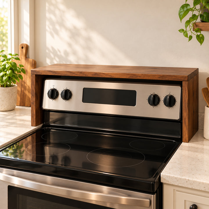 Tavira kitchen organizer concept shown with natural greenery in warm kitchen setting