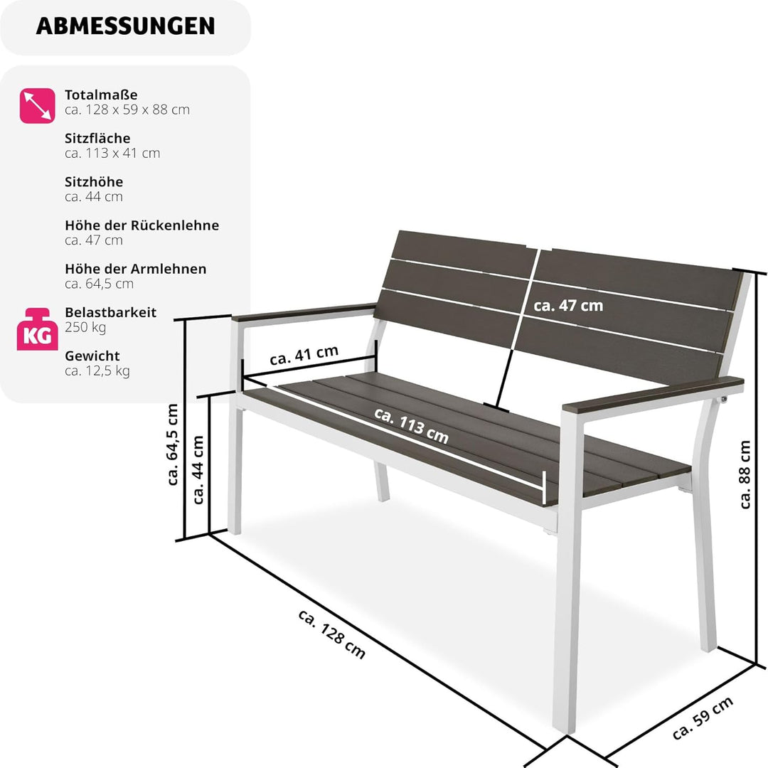 Tectake Garden Park Bench Balcony Lawn Outdoor Bench | Not Sale FB | Waseeh Pakistan