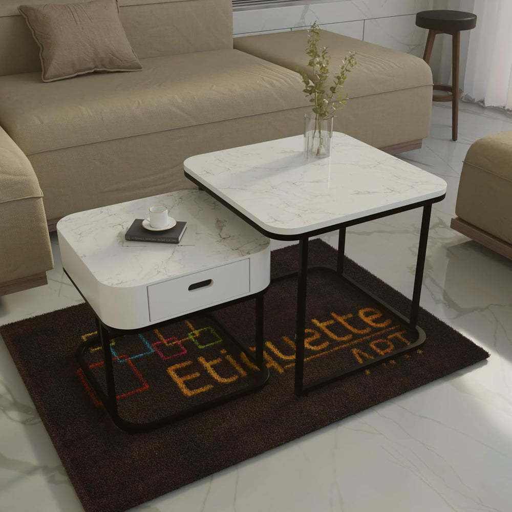 Thavine Square Center Table (Set of 2) | Furniture | Waseeh Pakistan