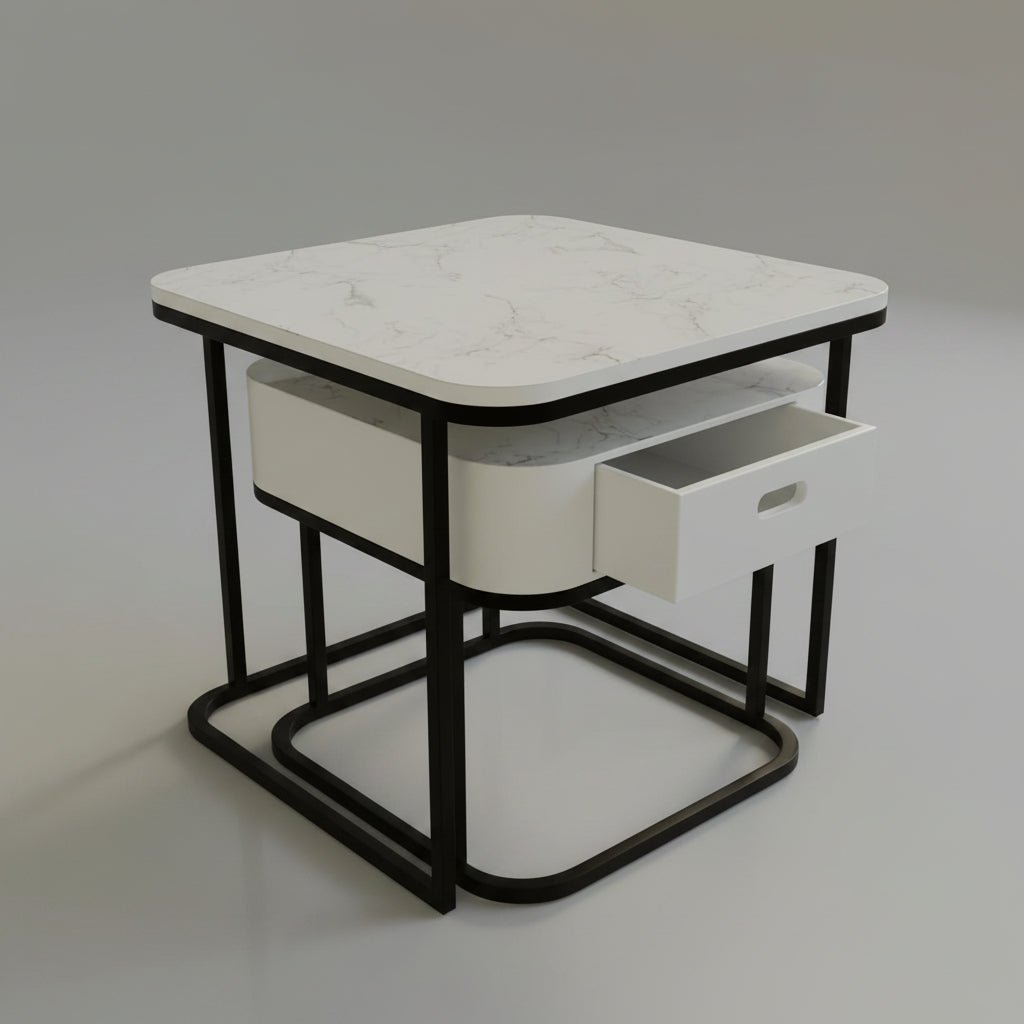 Thavine Square Center Table (Set of 2) | Furniture | Waseeh Pakistan