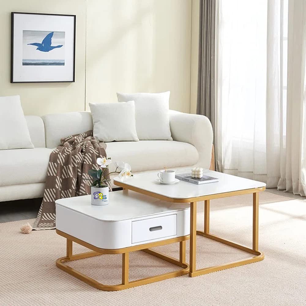 Thavine Square Center Table (Set of 2) | Furniture | Waseeh Pakistan