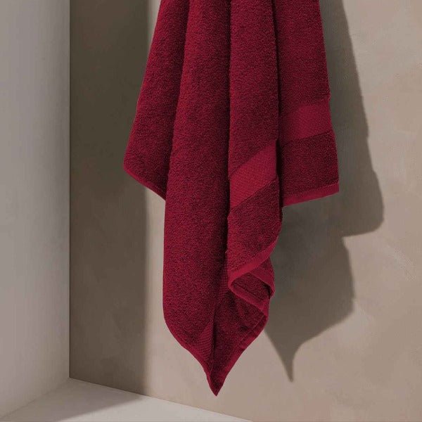 The Egyptian Combed Towel (Maroon) | Home Décor | Waseeh Pakistan