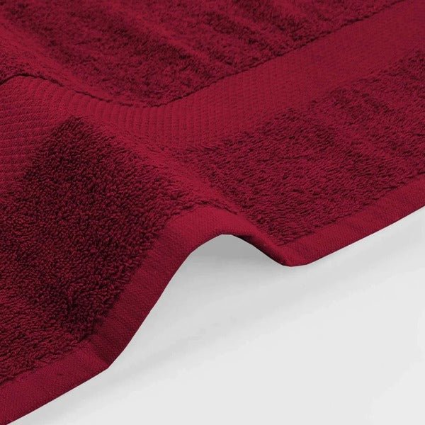 The Egyptian Combed Towel (Maroon) | Home Décor | Waseeh Pakistan