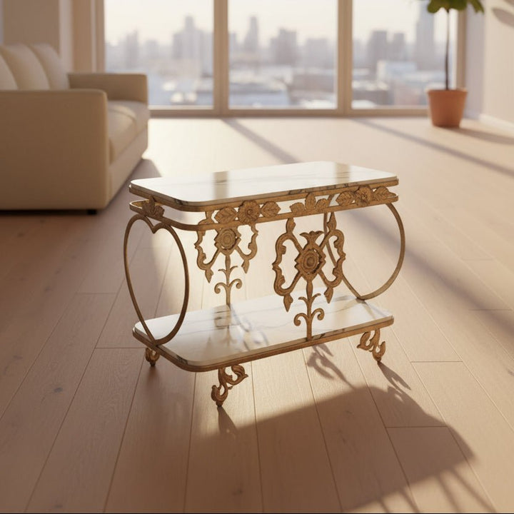 The Nox Avenue Living Lounge Bedroom Sofa Side Vintage Table - Only available in Lahore | Furniture | Waseeh Pakistan