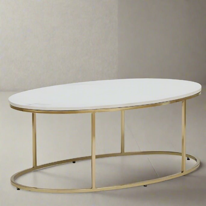 The Oval Mane Living Lounge Coffee Centre Table | Furniture | Waseeh Pakistan
