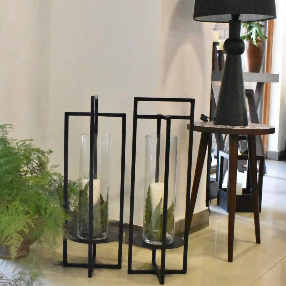 Tiluly Entryway Lounge Wooden Candle Holder Stand | Furniture | Waseeh Pakistan