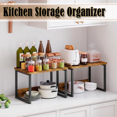Tinieola Microwave Spice Organizer Utensils Standard Bakers Rack | Furniture | Waseeh Pakistan