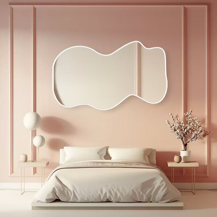Tinzy Waves Wall Hanging Entryway Home Decor Mirror | Home Décor | Waseeh Pakistan