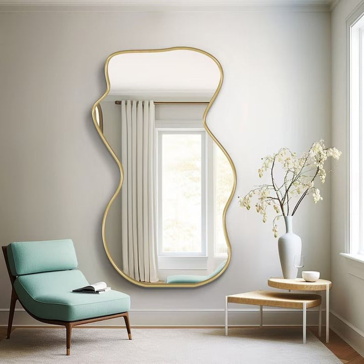 Tinzy Waves Wall Hanging Entryway Home Decor Mirror | Home Décor | Waseeh Pakistan
