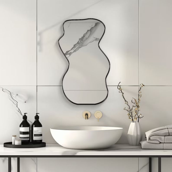 Tinzy Waves Wall Hanging Entryway Home Decor Mirror | Home Décor | Waseeh Pakistan