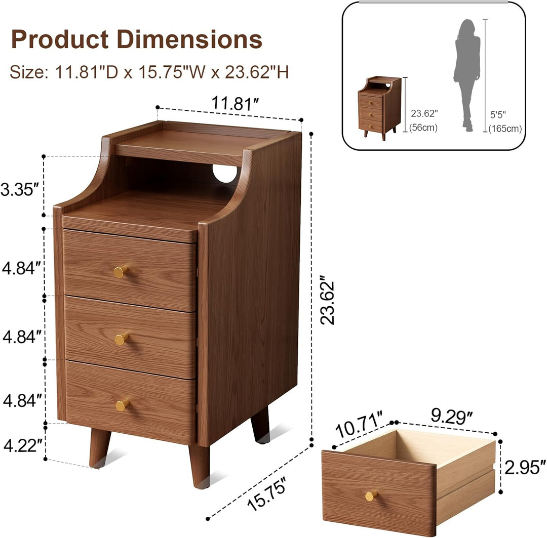 Titizera Nightstand Wooden Side Table | Furniture | Waseeh Pakistan