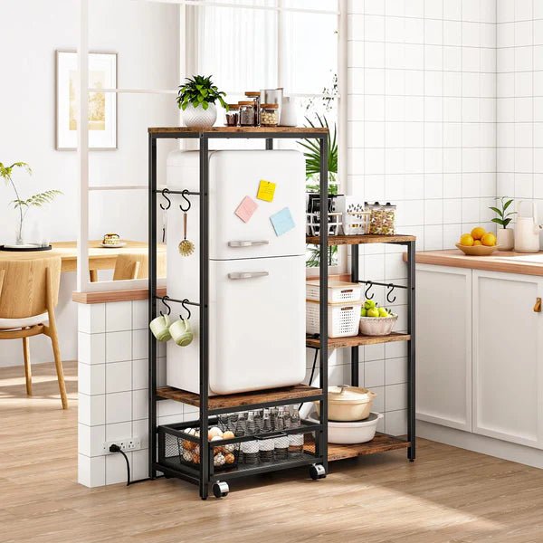 Tomer Microwave Oven Stand Kitchen Bakers Spice Organizer Rack | Furniture | Waseeh Pakistan