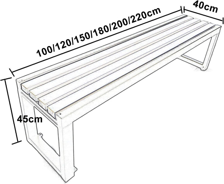 Travo Outdoor Patio Lawn Garden Bench | Not Sale FB | Waseeh Pakistan