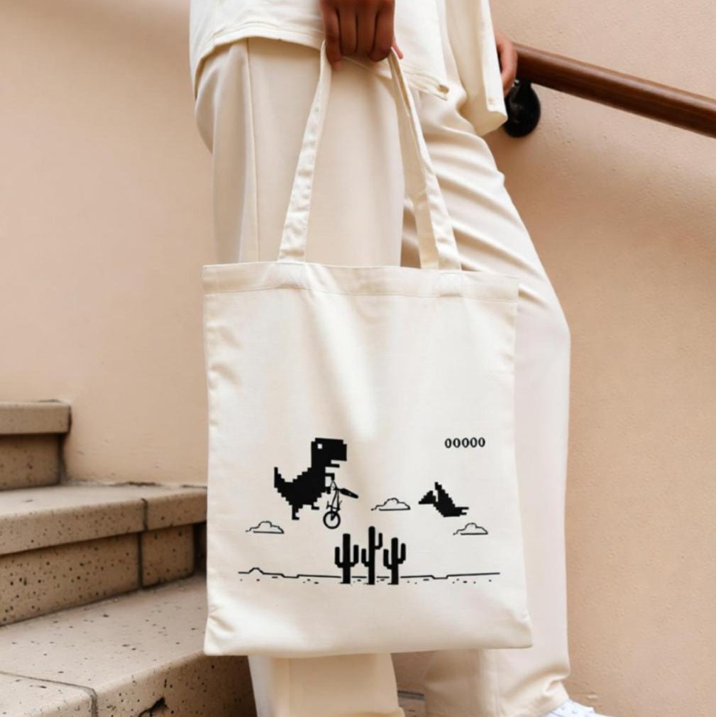 Tressa Dino Tote Bag | Home Décor | Waseeh Pakistan