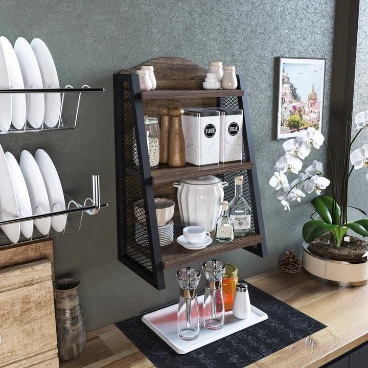 Trestle Modern Spice Coffee Kitchen Organizer Storage Rack | Not Sale FB | Waseeh Pakistan