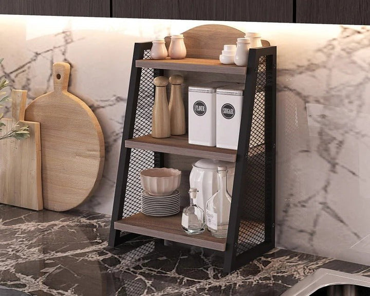 Trestle Modern Spice Coffee Kitchen Organizer Storage Rack | Not Sale FB | Waseeh Pakistan