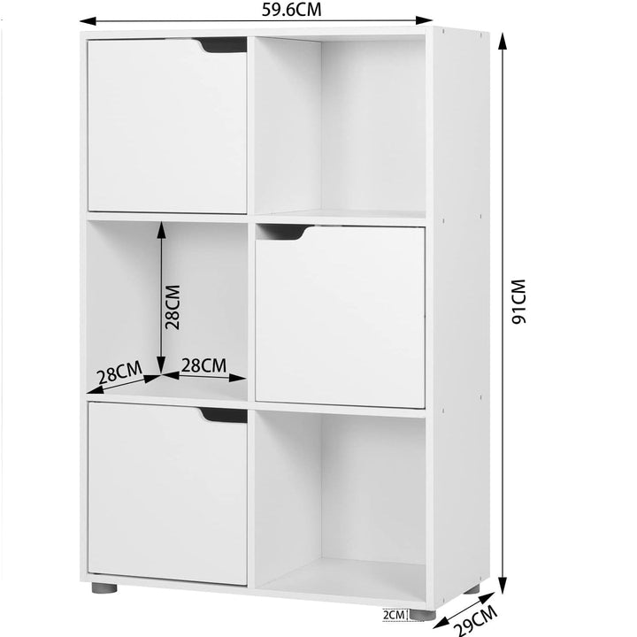 Triad Standing Storage Room Divider Office Cabinet Bookcase Shelve Rack | Furniture | Waseeh Pakistan