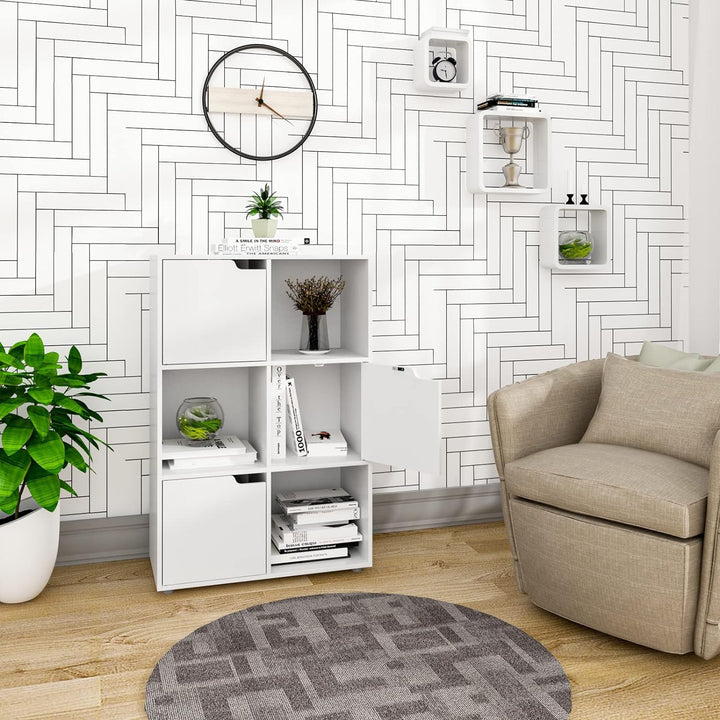 Triad Standing Storage Room Divider Office Cabinet Bookcase Shelve Rack | Furniture | Waseeh Pakistan