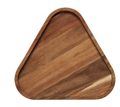 Triangle Shape Wooden Platter Tray | kitchen item | Waseeh Pakistan