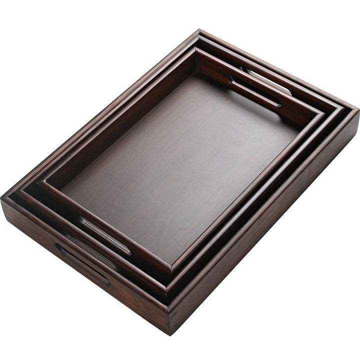Triple Wooden Tray Tea Set (Pack of 3) | kitchen item | Waseeh Pakistan