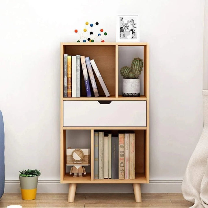Tuzaloo Living Lounge Drawer Bookcase Rack | Furniture | Waseeh Pakistan