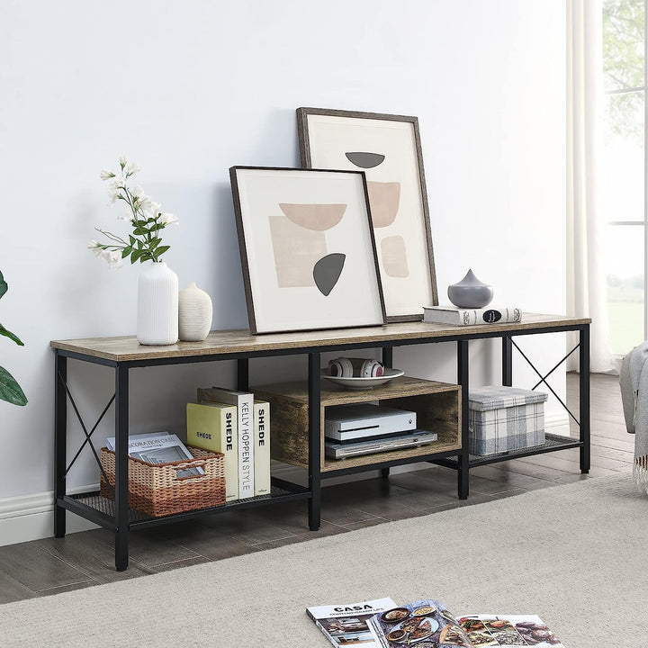 Ultra Wide Multipurpose LED Lounge Living Room Console Table - Special | Furniture | Waseeh Pakistan