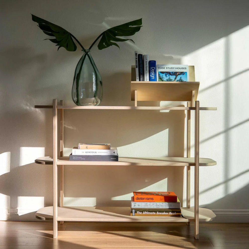 Unifolo Multi-tier Living Lounge Organizer Shelve Wooden Decor Rack | Furniture | Waseeh Pakistan