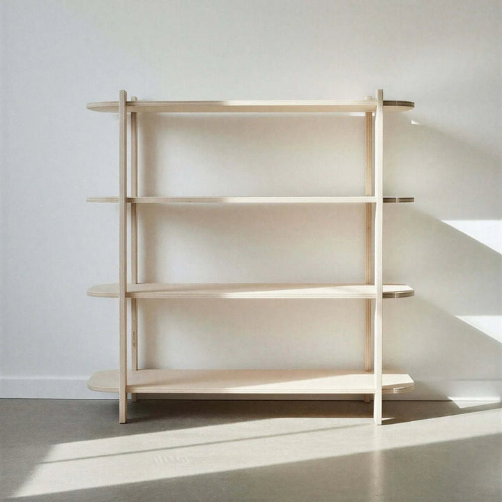 Unifolo Multi-tier Living Lounge Organizer Shelve Wooden Decor Rack | Furniture | Waseeh Pakistan