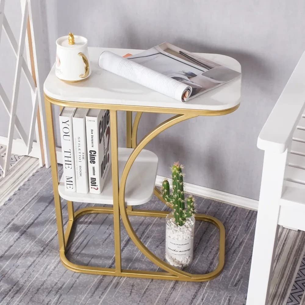 UPBEER Balcony Coffee Table Small House Marble Side Cabinet Living Room Sofa | Furniture | Waseeh Pakistan