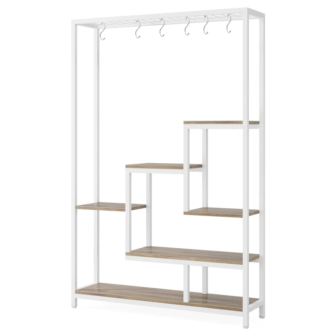 Valira Shelf with 6 S Hooks Planter Rack | Furniture | Waseeh Pakistan