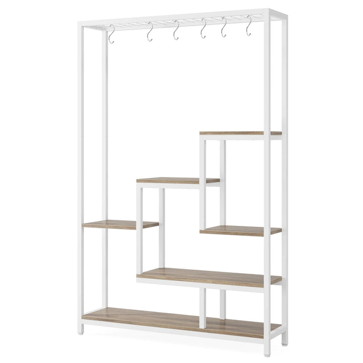Valira Shelf with 6 S Hooks Planter Rack | Furniture | Waseeh Pakistan