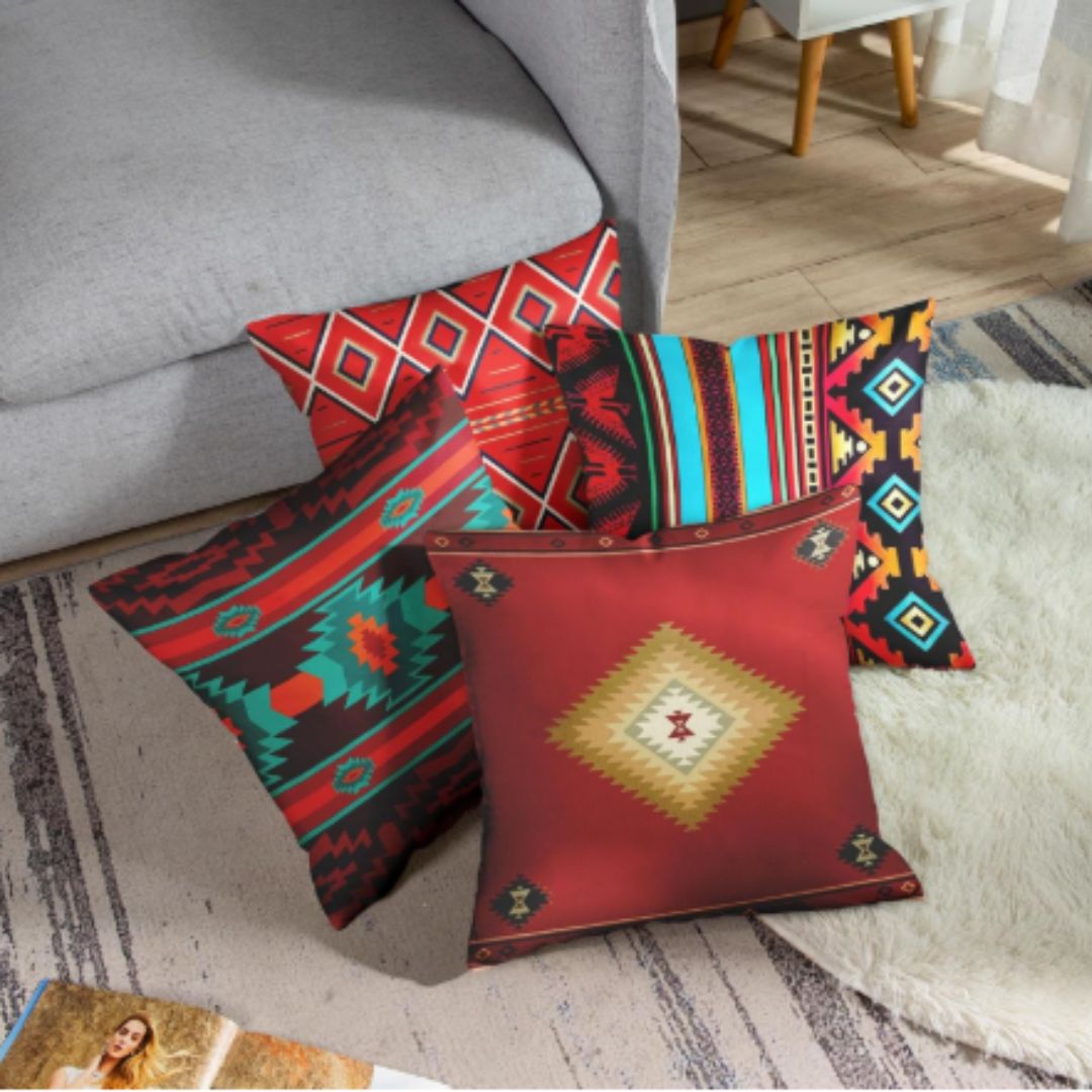Velessa Cushion Covers (Set of 4) | Home Décor | Waseeh Pakistan