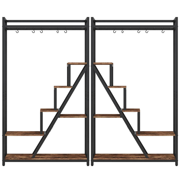 Velior 7-Tier Organizer Rack with 5 S-Hooks | Furniture | Waseeh Pakistan