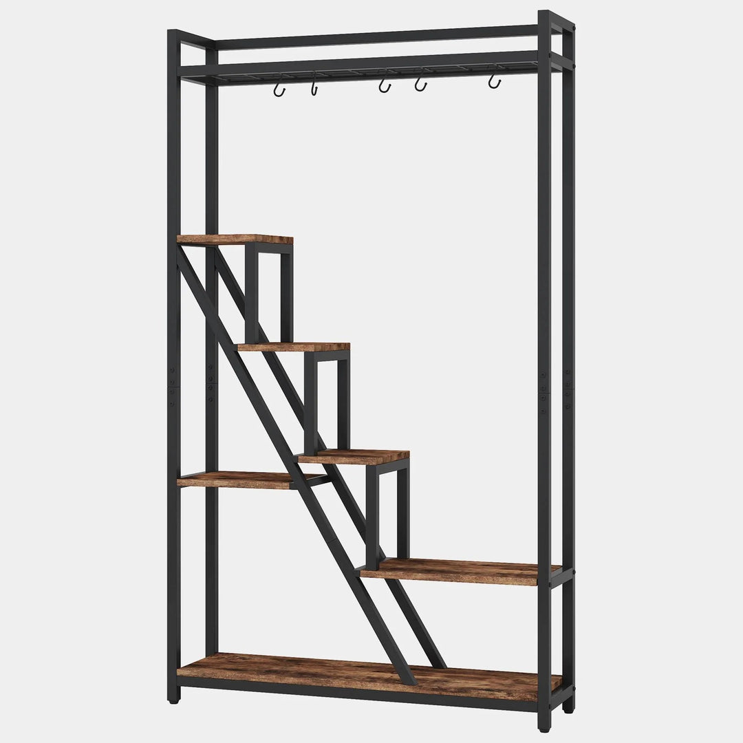 Velior 7-Tier Organizer Rack with 5 S-Hooks | Furniture | Waseeh Pakistan