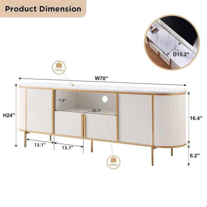 Vellose Media LED Lounge TV Console Table | Furniture | Waseeh Pakistan