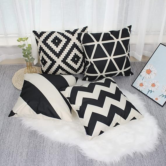 Veloria Cushion Covers (Set of 4) | Home Décor | Waseeh Pakistan