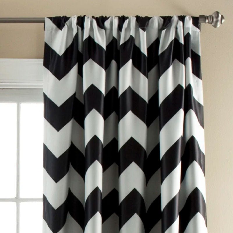 Veloria Zig Zag Curtains | Home Décor | Waseeh Pakistan