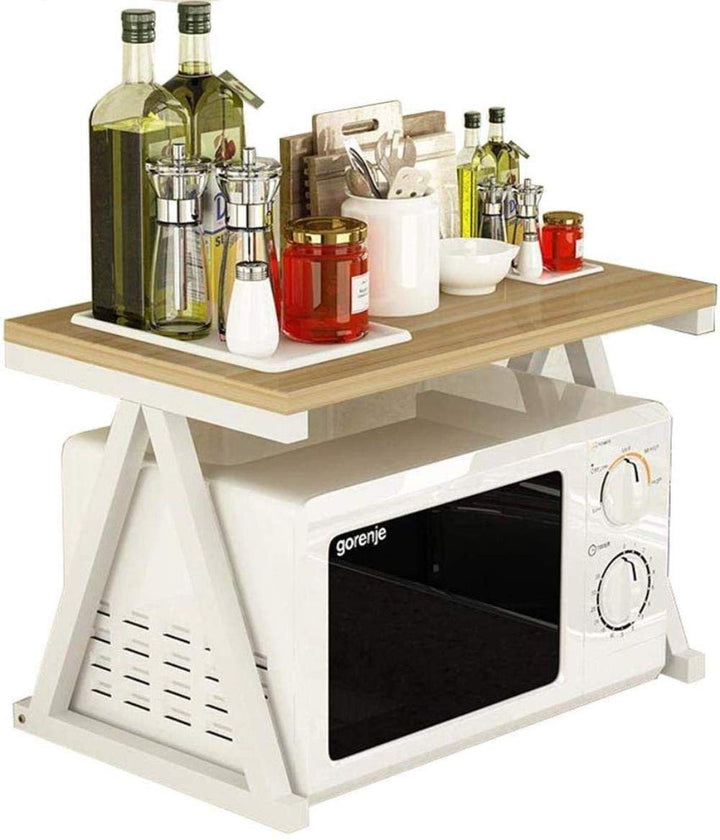 Vinziee Kitchen Microwave Spice Storage Organizer Rack | Not Sale FB | Waseeh Pakistan
