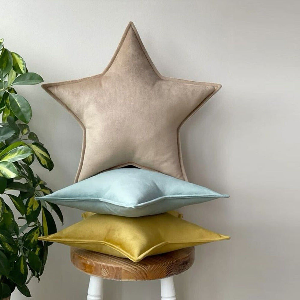 Virellea Star Filled Cushions (Velvet) | Home Décor | Waseeh Pakistan