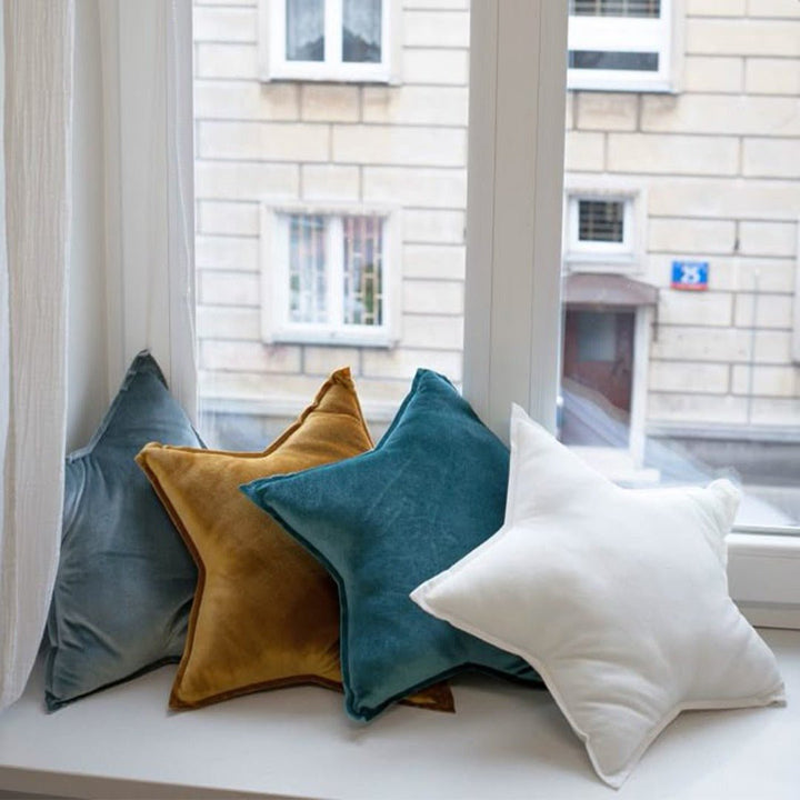 Virellea Star Filled Cushions (Velvet) | Home Décor | Waseeh Pakistan