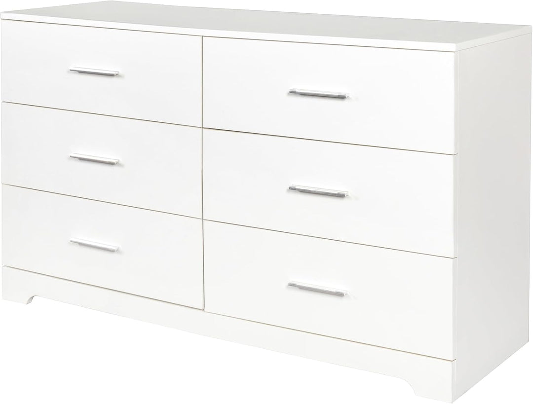 Volo White Drawer Double Dresser Living Room Organizer Cabinet Stand | Furniture | Waseeh Pakistan