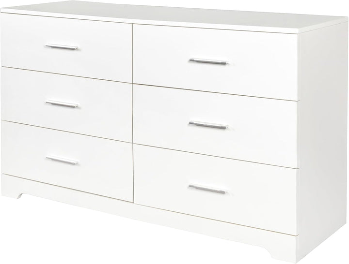 Volo White Drawer Double Dresser Living Room Organizer Cabinet Stand | Furniture | Waseeh Pakistan