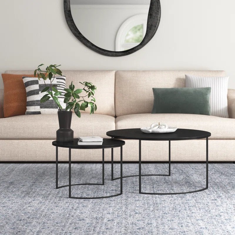 Vorali Nesting Coffee Tables (Set of 2) | Furniture | Waseeh Pakistan