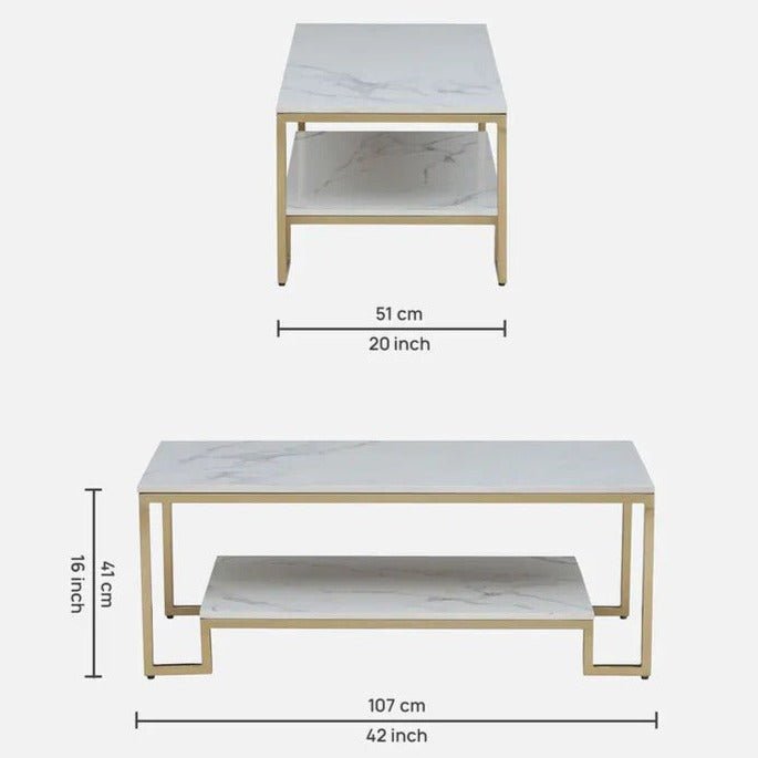 Waarvy Living Lounge Rectangle Coffee Centre Table | Furniture | Waseeh Pakistan