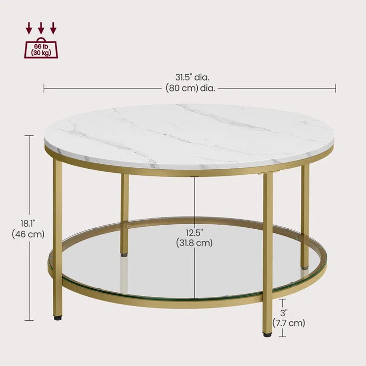 Waldorf Luxe Lounge Living Room Center Coffee Table | Furniture | Waseeh Pakistan