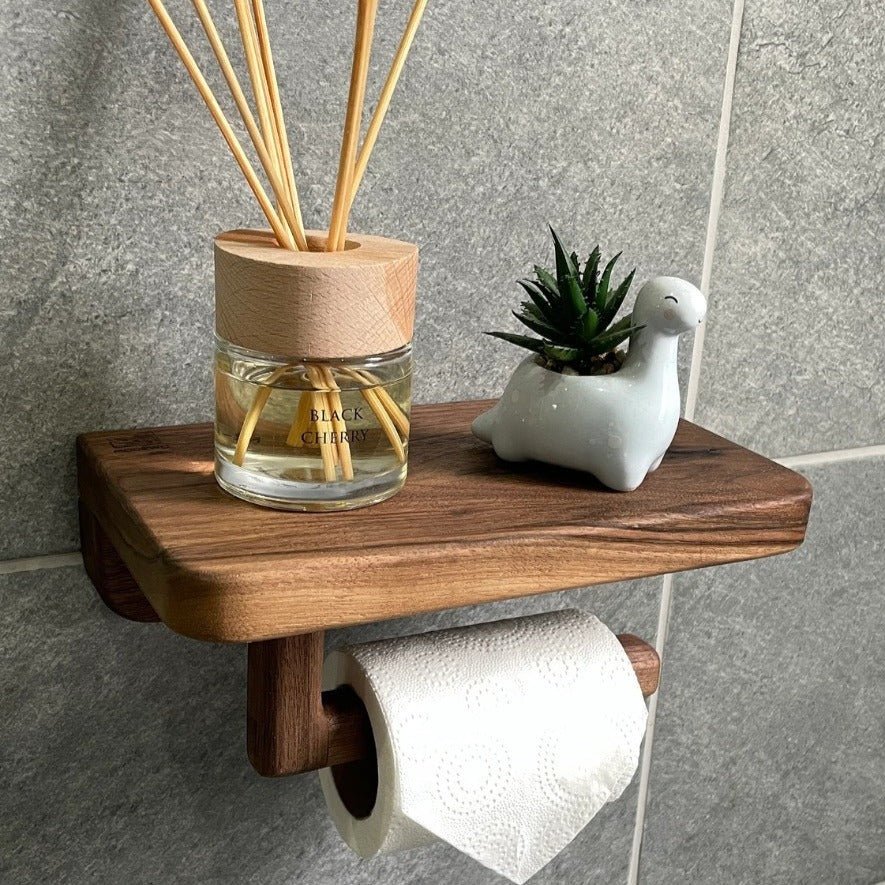 Wall Mounted Wooden Tissue Organizer Shelve | Not Sale FB | Waseeh Pakistan