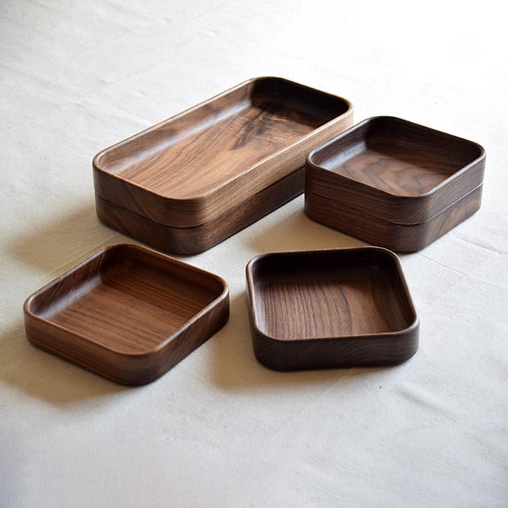 Walnut Wood Platters Tray Tableware | kitchen item | Waseeh Pakistan