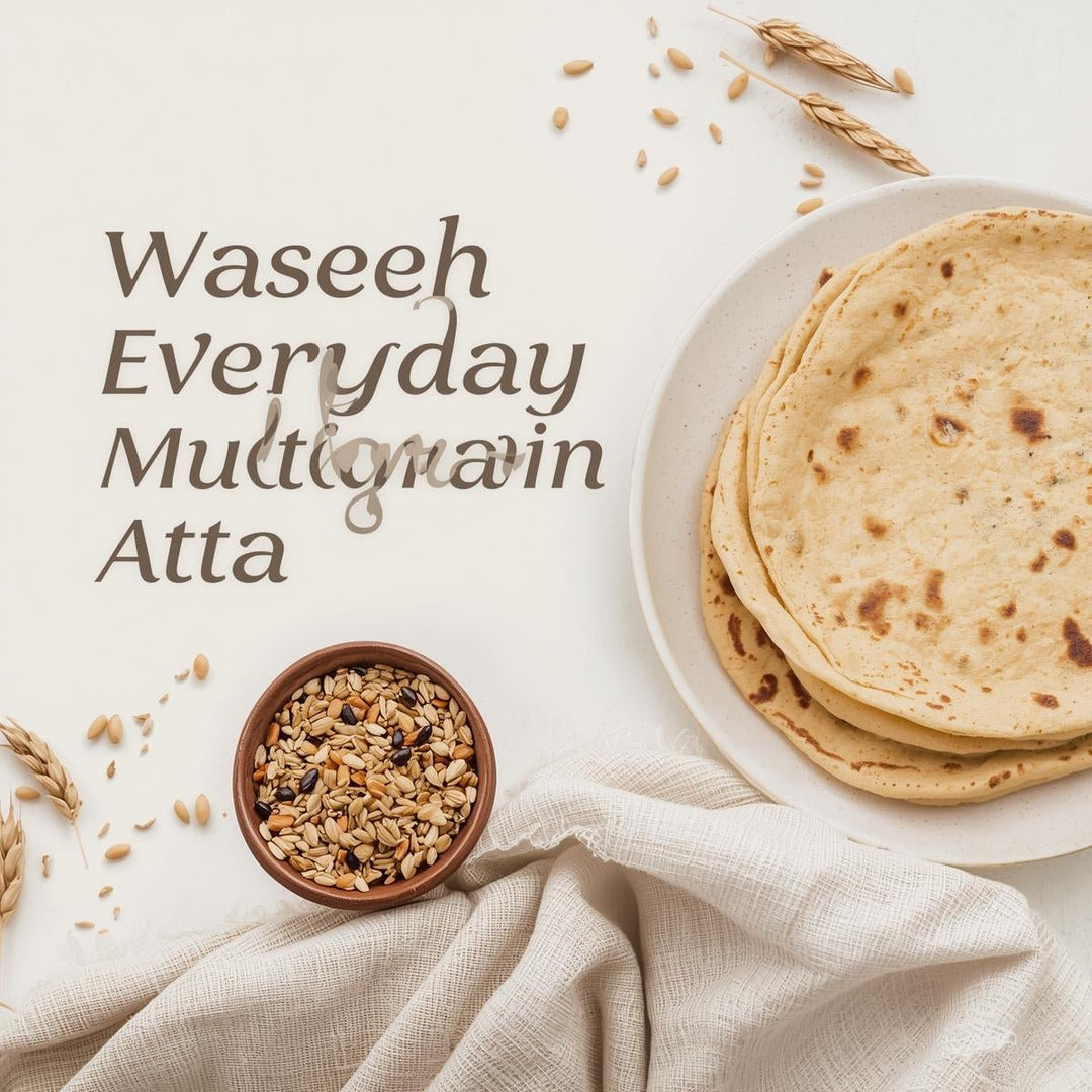 Waseeh Everyday Multigrain Flour Atta (Daily Meals) | Waseeh Farm | Waseeh Pakistan