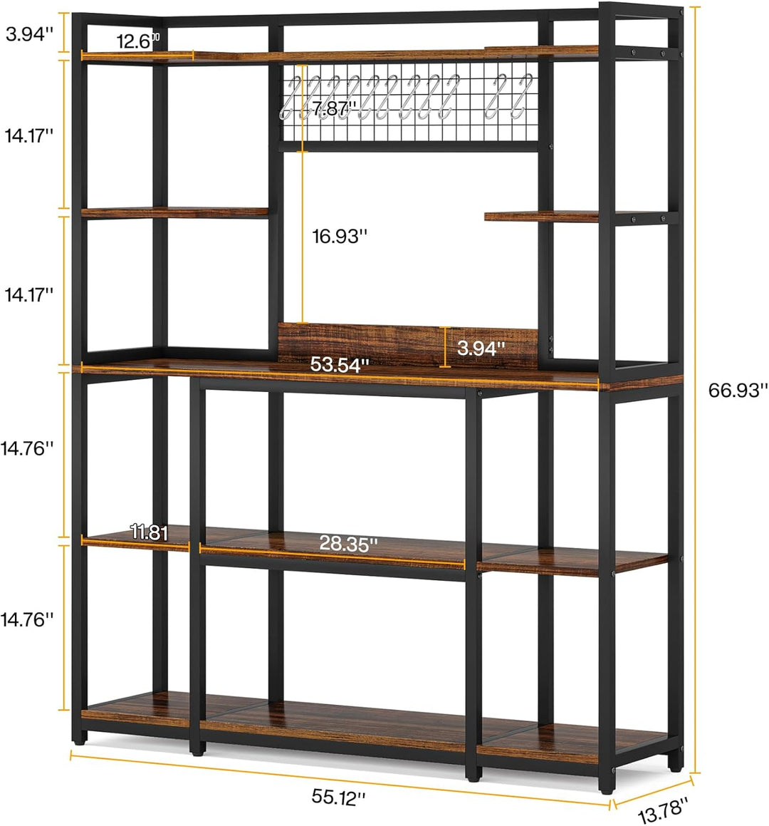 Wassizu Wide Hutch Cabinet Microwave Stand Baker’s Kitchen Rack | Furniture | Waseeh Pakistan