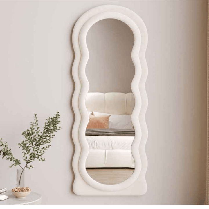 Wavoraa Living Bedroom Standing Wall Hanging Mirror Decor | Furniture | Waseeh Pakistan